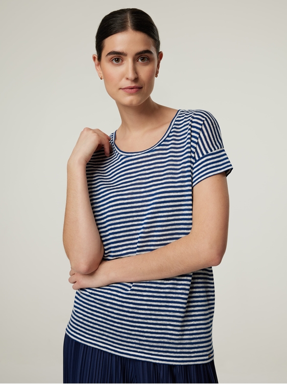 Shirt mit Streifenstruktur