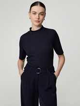 Bild von Strickshirt mit Stehkragen