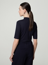 Bild von Strickshirt mit Stehkragen