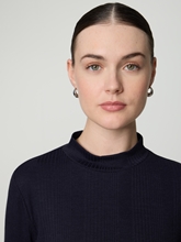 Bild von Strickshirt mit Stehkragen