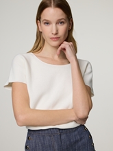 Image sur T-shirt tricoté en coton CIELMO