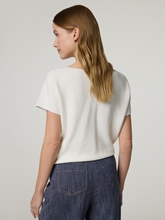 Image sur T-shirt tricoté en coton CIELMO