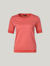 Image sur T-shirt en maille fine