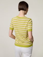 Image sur T-shirt en maille fine