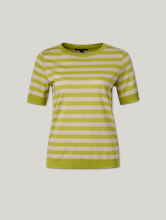 Image sur T-shirt en maille fine