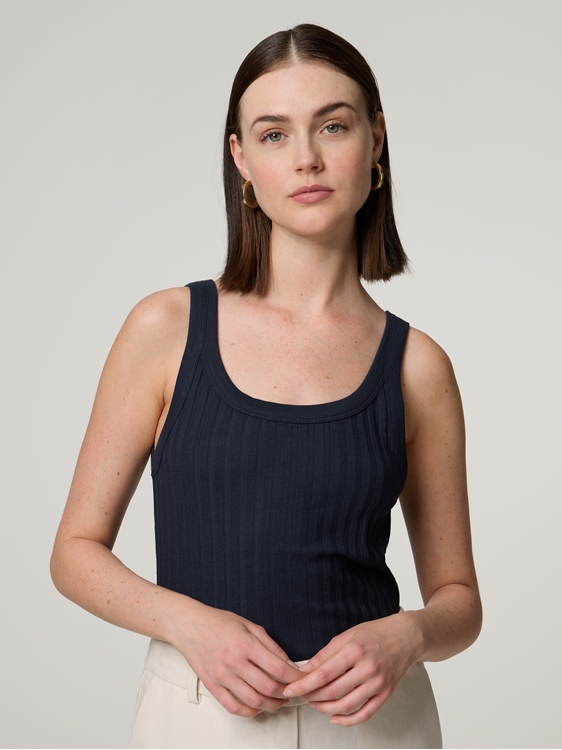 Bild von Tanktop aus Rippstrick