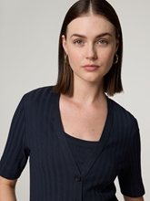 Bild von T-Shirt aus Rippstrick