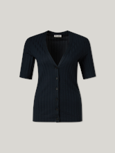 Bild von T-Shirt aus Rippstrick