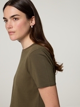 Image sur T-shirt en maille fine