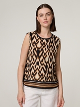 Bild von Blusentop mit Leo-Print