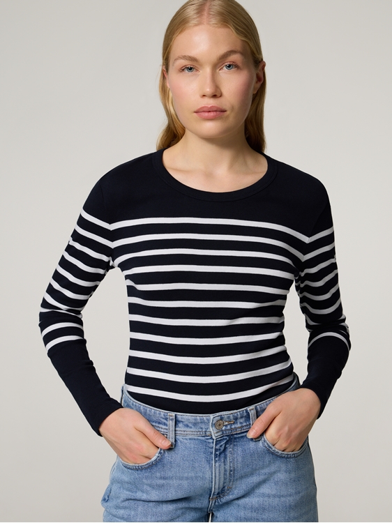 Bild von Langarmshirt aus Baumwolle