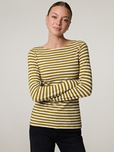 Image sur T-shirt à manches longues rayé