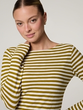 Image sur T-shirt à manches longues rayé