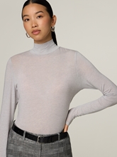 Bild von Langarmshirt mit Stehkragen