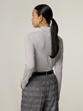 Bild von Langarmshirt mit Stehkragen