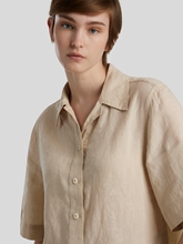 Bild von Kurzarm Bluse aus Leinen