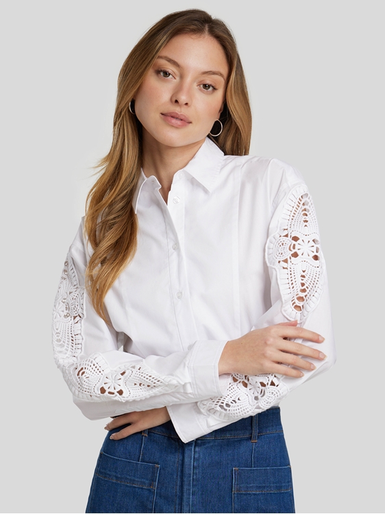 Bild von Bluse mit Spitze SONG