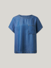 Bild von Kurzarmbluse im Denim-Look