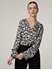 Image de BLUSE OHNE KRAGEN MIT PRINT