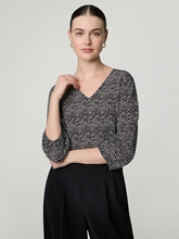 Bild von Bluse mit Animal-Print