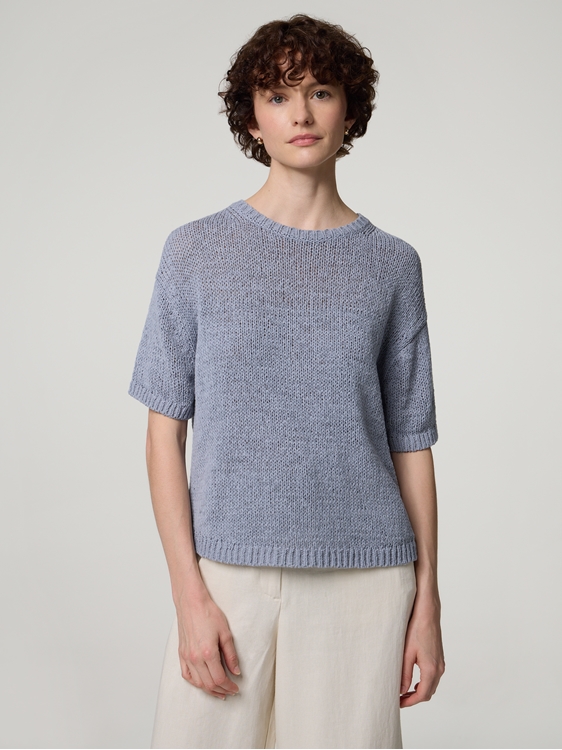 Bild von Strickshirt aus Bio-Baumwolle