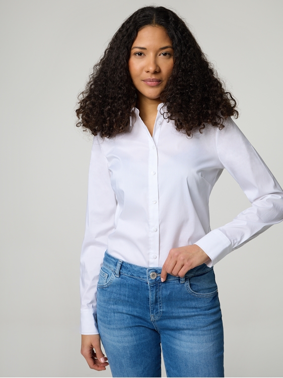 Bild von Hemdbluse mit Baumwolle