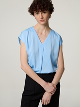 Bild von Kurzarmbluse aus Satin