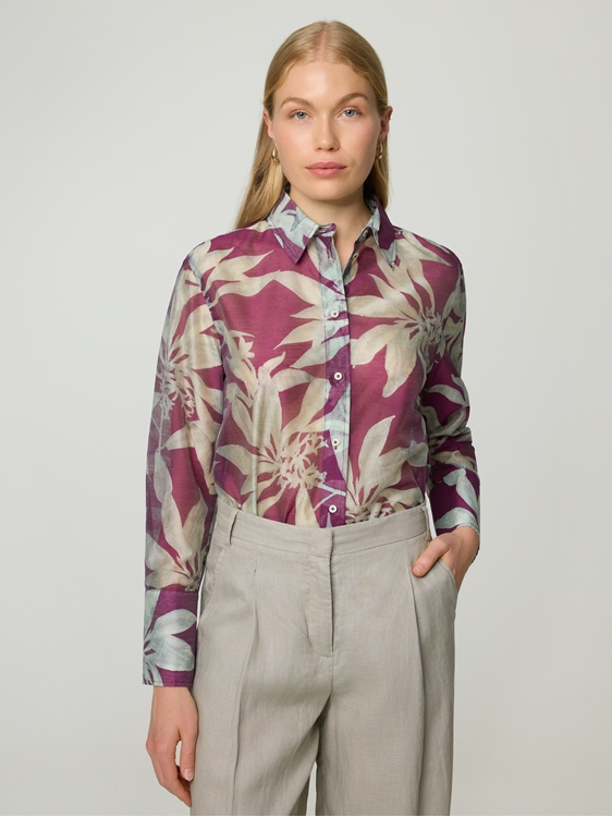 Image sur Blouse avec imprimé