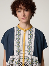 Image sur Blouse avec imprimé