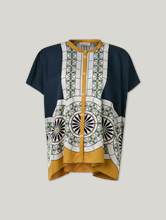 Image sur Blouse avec imprimé
