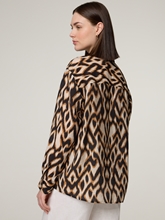 Image sur Blouse à imprimé léopard