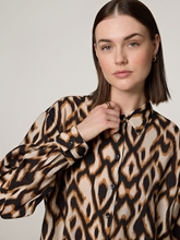 Image sur Blouse à imprimé léopard