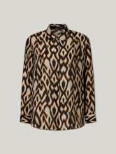 Image sur Blouse à imprimé léopard