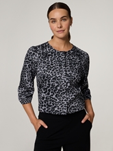 Image sur Blouse en imprimé léopard