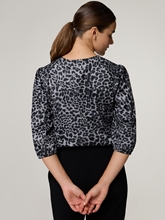 Image sur Blouse en imprimé léopard