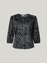 Image sur Blouse en imprimé léopard