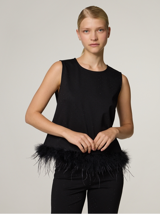 Image sur Top chemisier avec paillettes