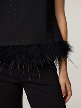 Image sur Top chemisier avec paillettes