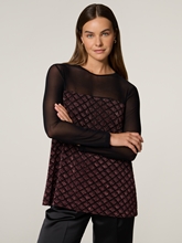 Bild von Bluse mit Mesh und Lurex