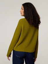 Bild von Stehkragenpullover aus Baumwolle