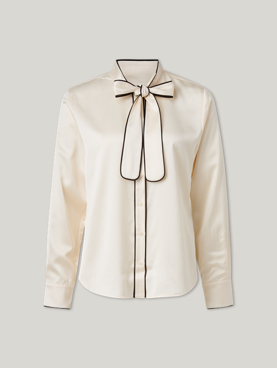 Bild von Schluppenbluse aus Satin