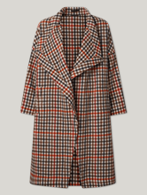 Bild von Mantel mit Karo-Muster