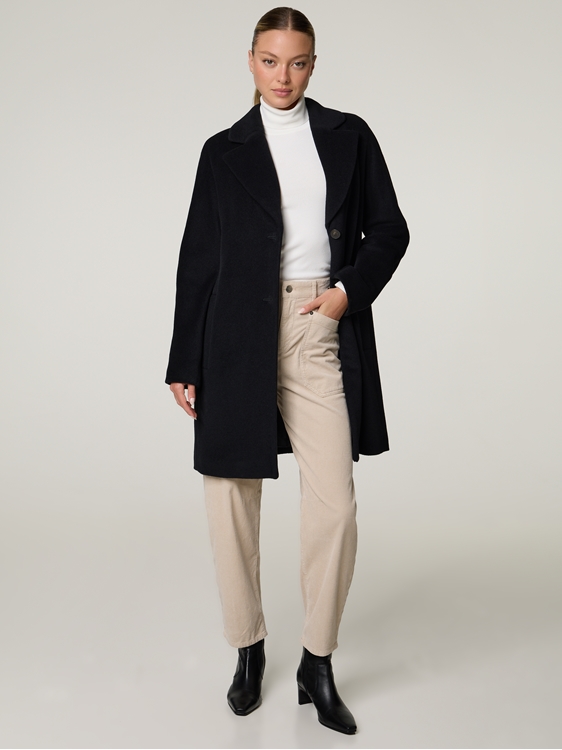 Bild von Wollmantel mit Alpaka