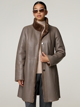 Bild von Reversibler Ledermantel