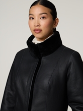 Bild von Reversibler Ledermantel LEDA