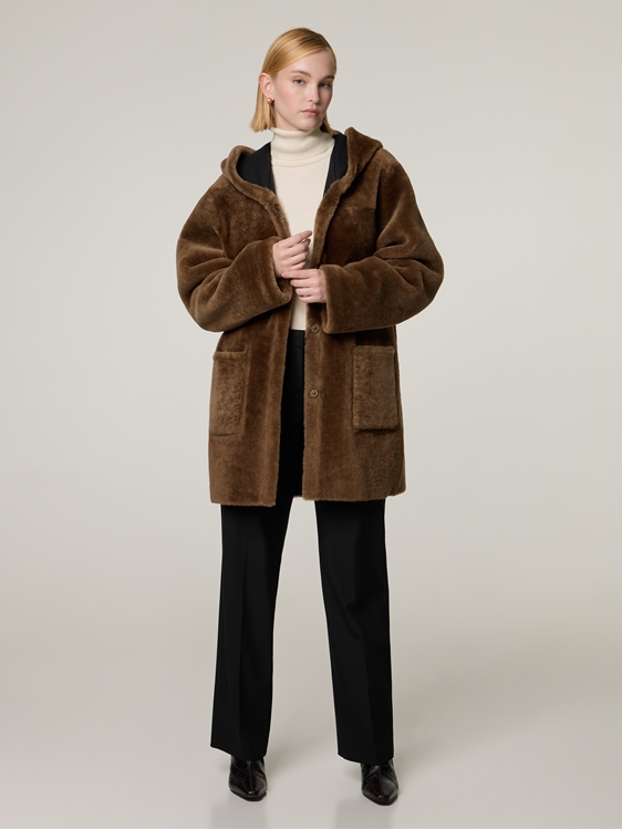 Bild von Reversibler Ledermantel