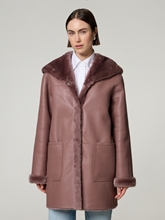 Bild von Reversibler Ledermantel DAPHNE