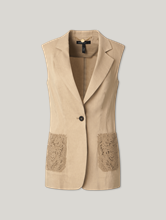 Bild von Gilet mit Spitze