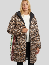 Bild von Daunenmantel mit Muster-Mix