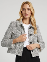 Bild von Jacke im Tweed-Look